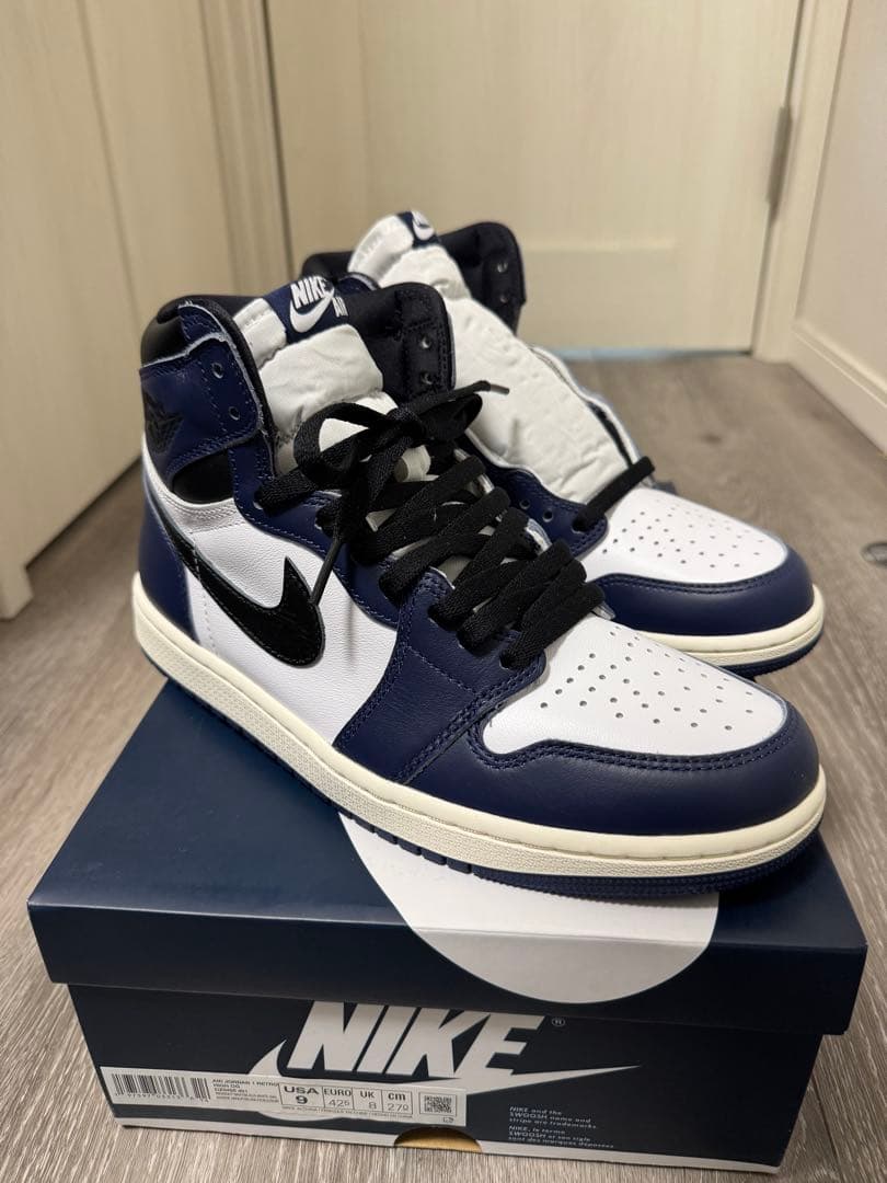 【新品】NIKE AIR JORDAN 1 HIGH OG ミッドナイトネイビー