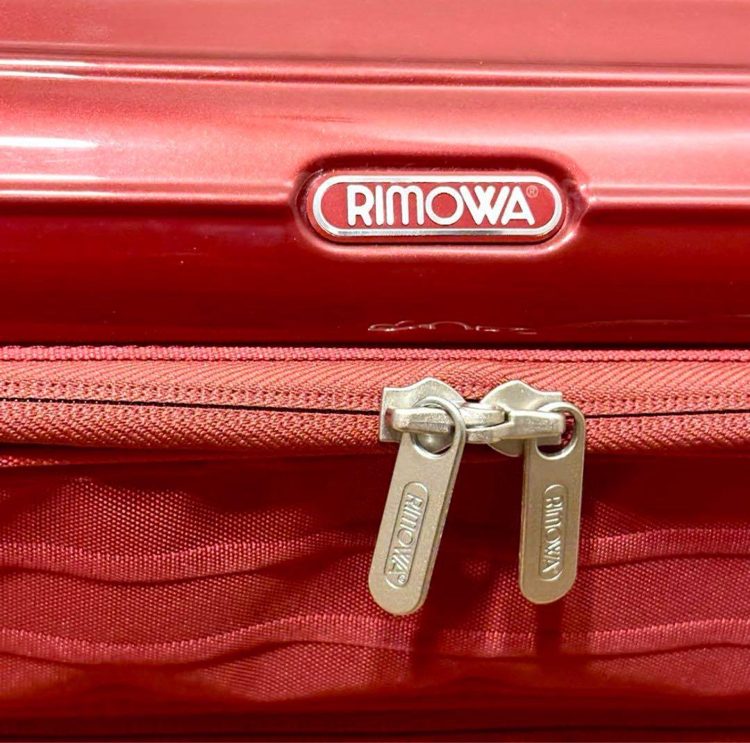 美品 リモワ サルサデラックス ハイブリッド 32Ｌ オリエンタルレッド　2輪