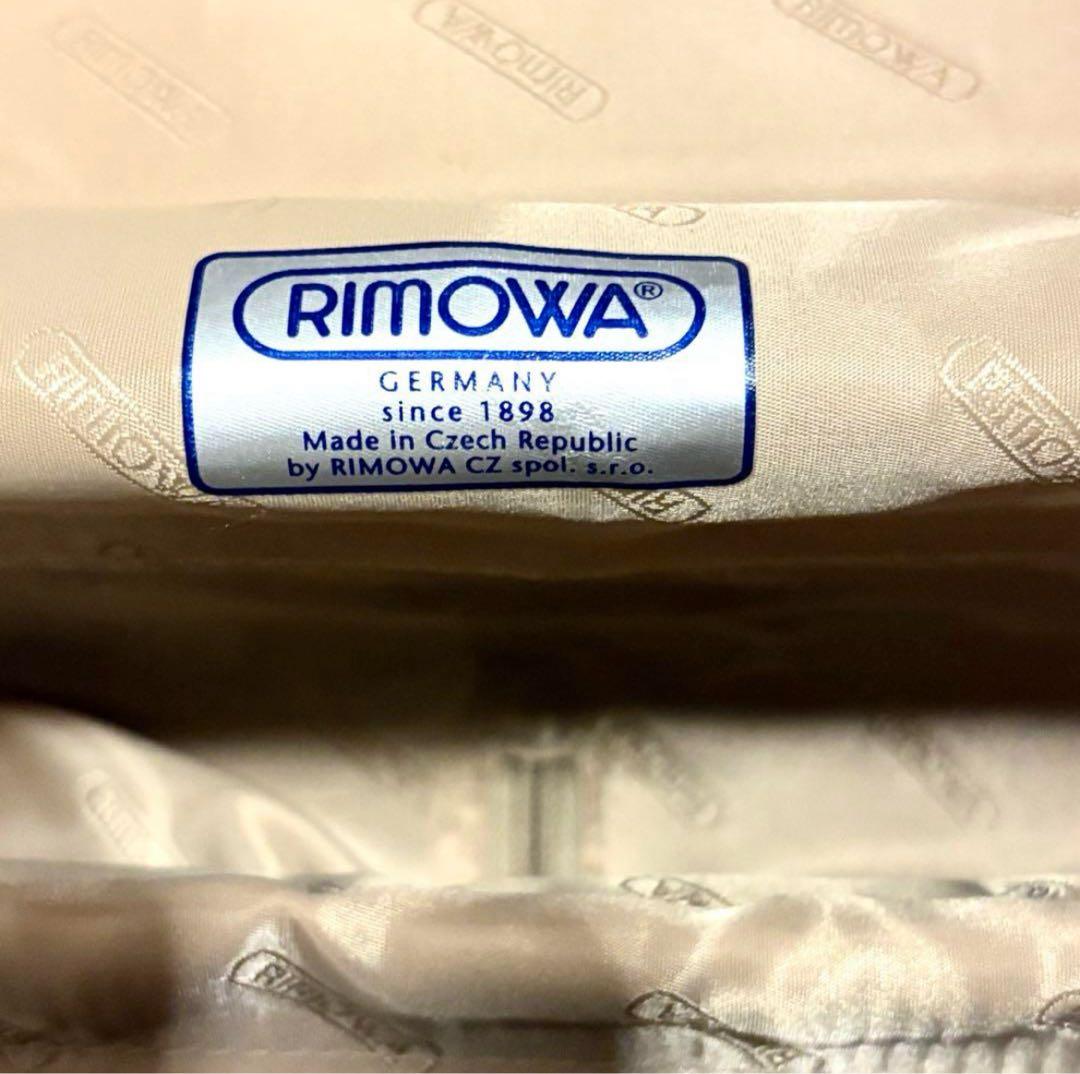 美品 リモワ サルサデラックス ハイブリッド 32Ｌ オリエンタルレッド　2輪