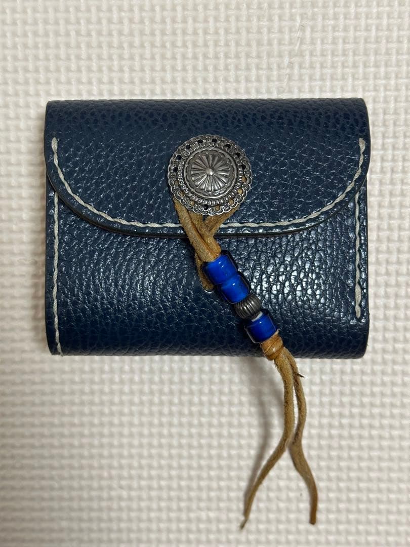 美品✨ビーズ屋公ちゃん。　CPウォレット　TYPE II ID 財布　ネイビー