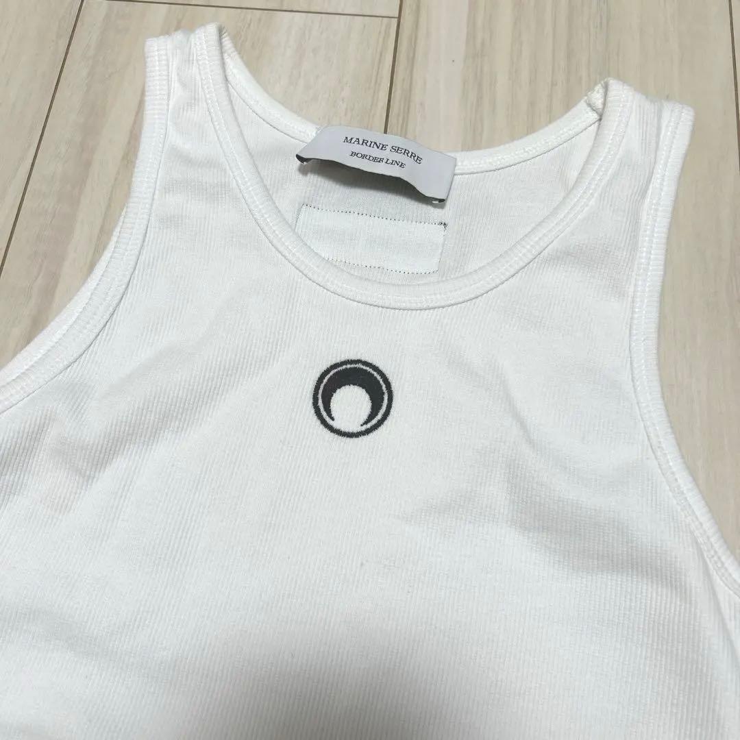 MARINE SERRE ホワイト タンクトップ