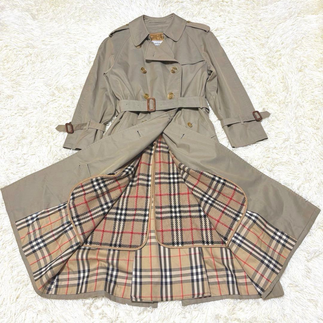 Burberrys ヴィンテージ 白タグノバチェックライナー付きトレンチコート