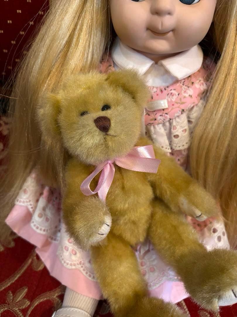 ヴィンテージ　ビスクドール　グーグリーアイ　大きめの子