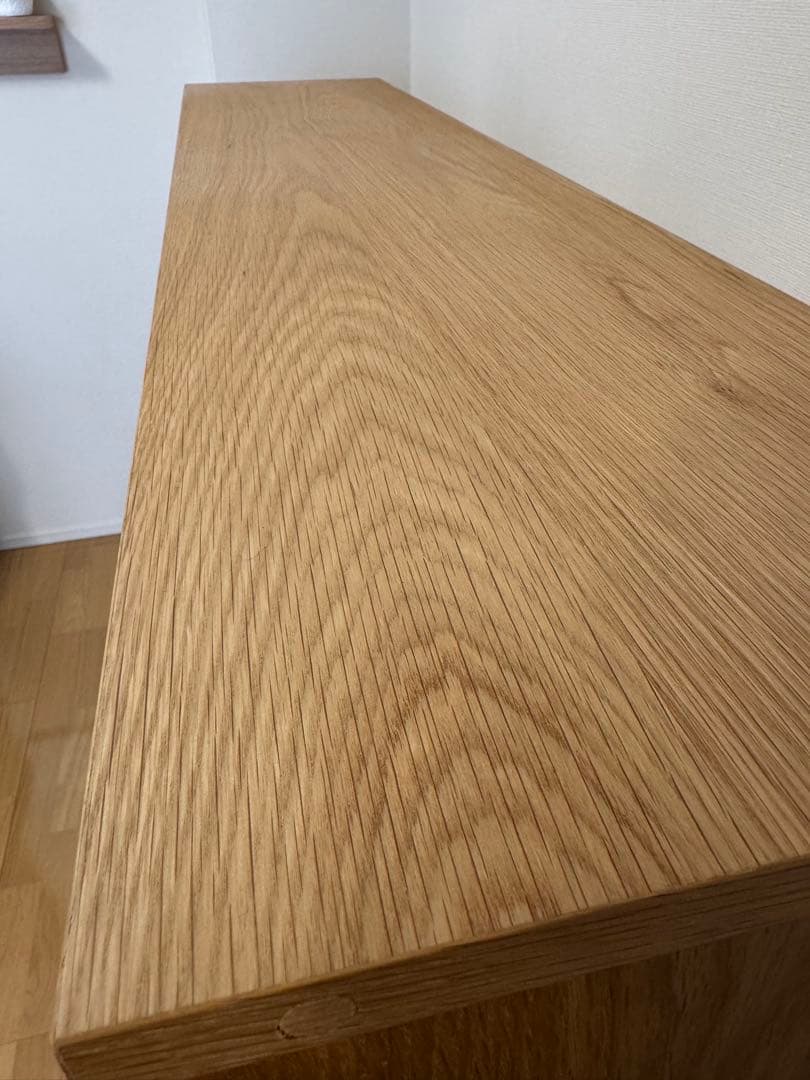 【みー】無印良品 スタッキングシェルフ 3段×3列 オーク材