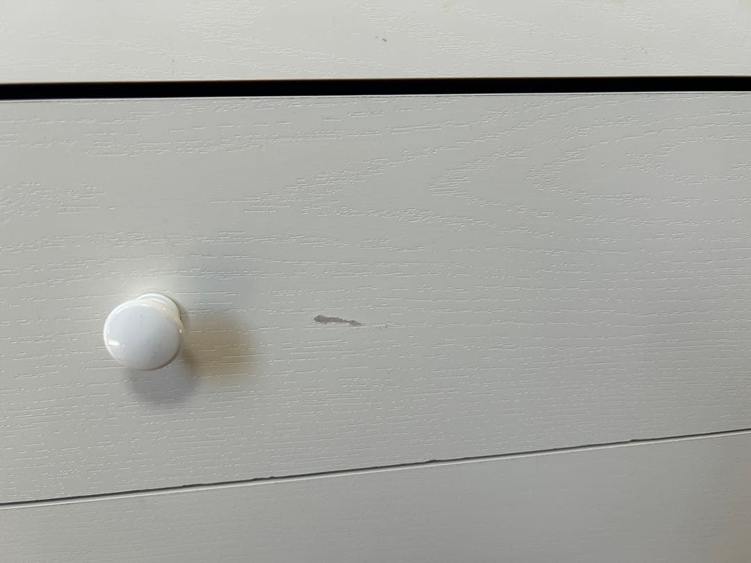 モモナチュラル　MOMO natural 3段チェスト　ホワイト 木製6引き出し