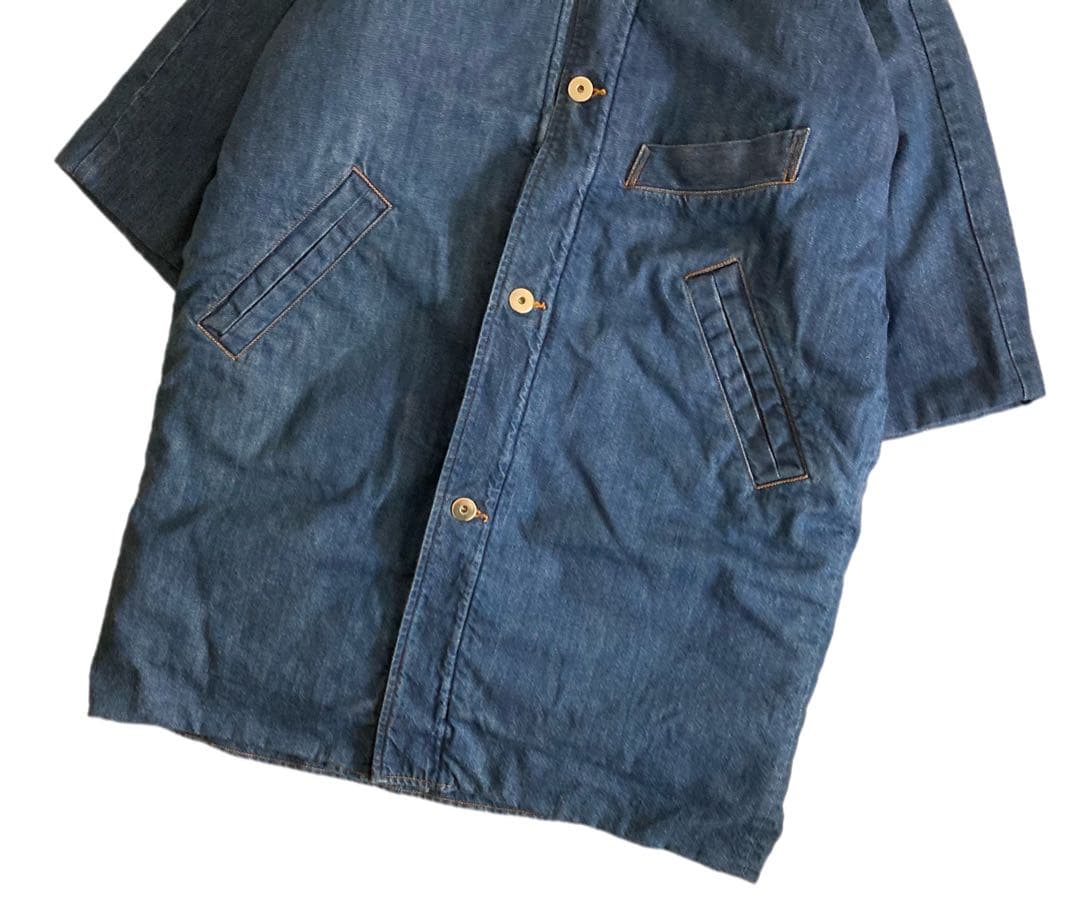 KAPITAL キャピタル デニム ボア キルティング コート