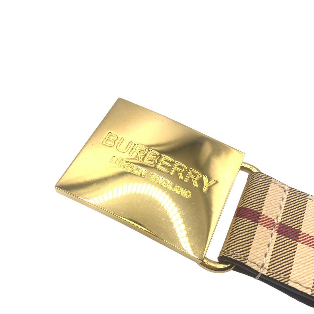 美品★Burberry　バーバリー　ベルト　リバーシブル105-115ｃｍ