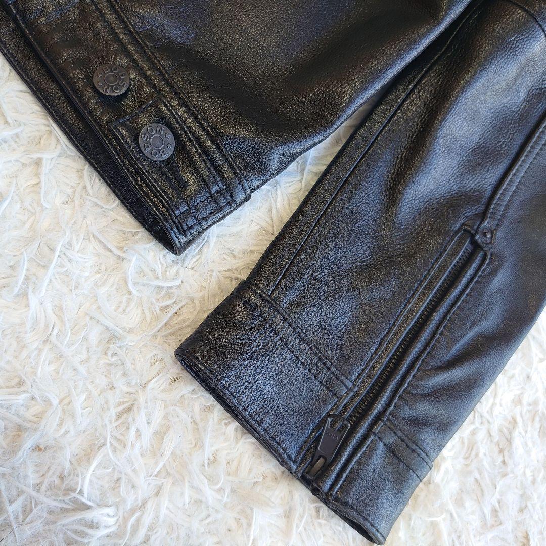 【新品・希少】ラトルトラップ × ボブソン やぎ革 レザージャケット XL