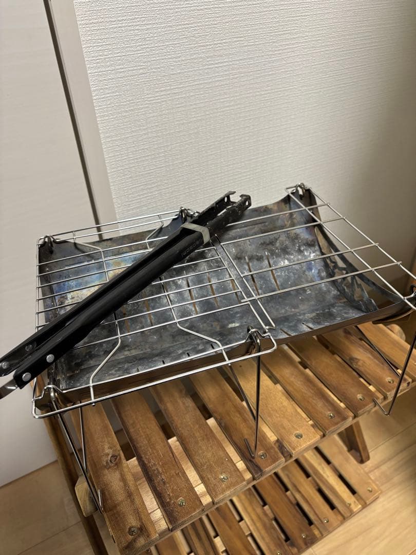 焚き火台TABI(タビ)＋サイドプレート＋UL火バサミ