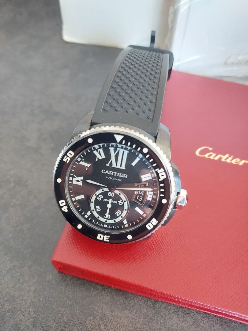 カルティエ カリブル ドゥ カルティエ ダイバー 付属品完備