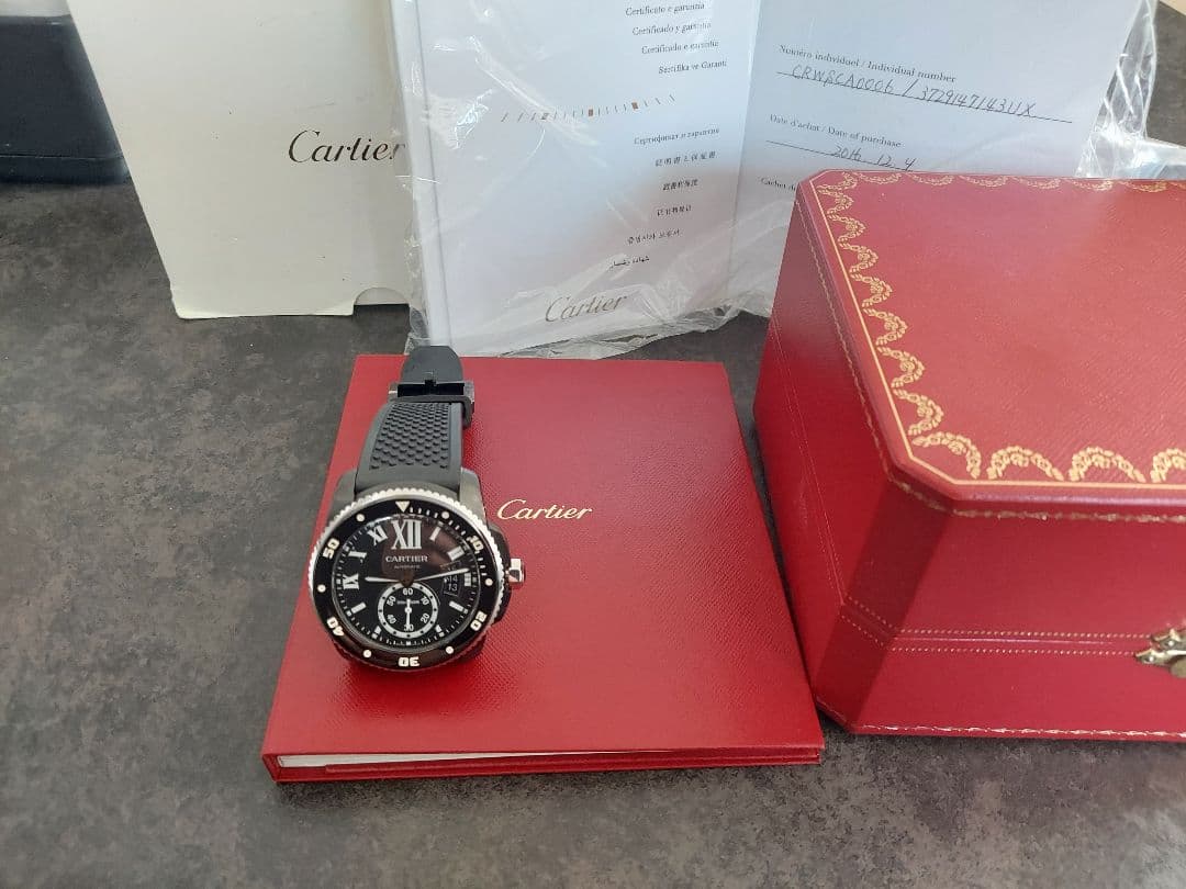 カルティエ カリブル ドゥ カルティエ ダイバー 付属品完備