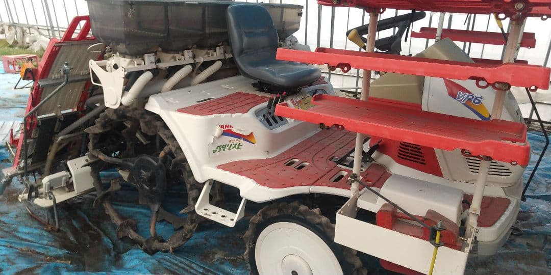ヤンマー 6条植え 田植機 VP6X側条 施肥 ダブルタイヤ パワステUFO仕様