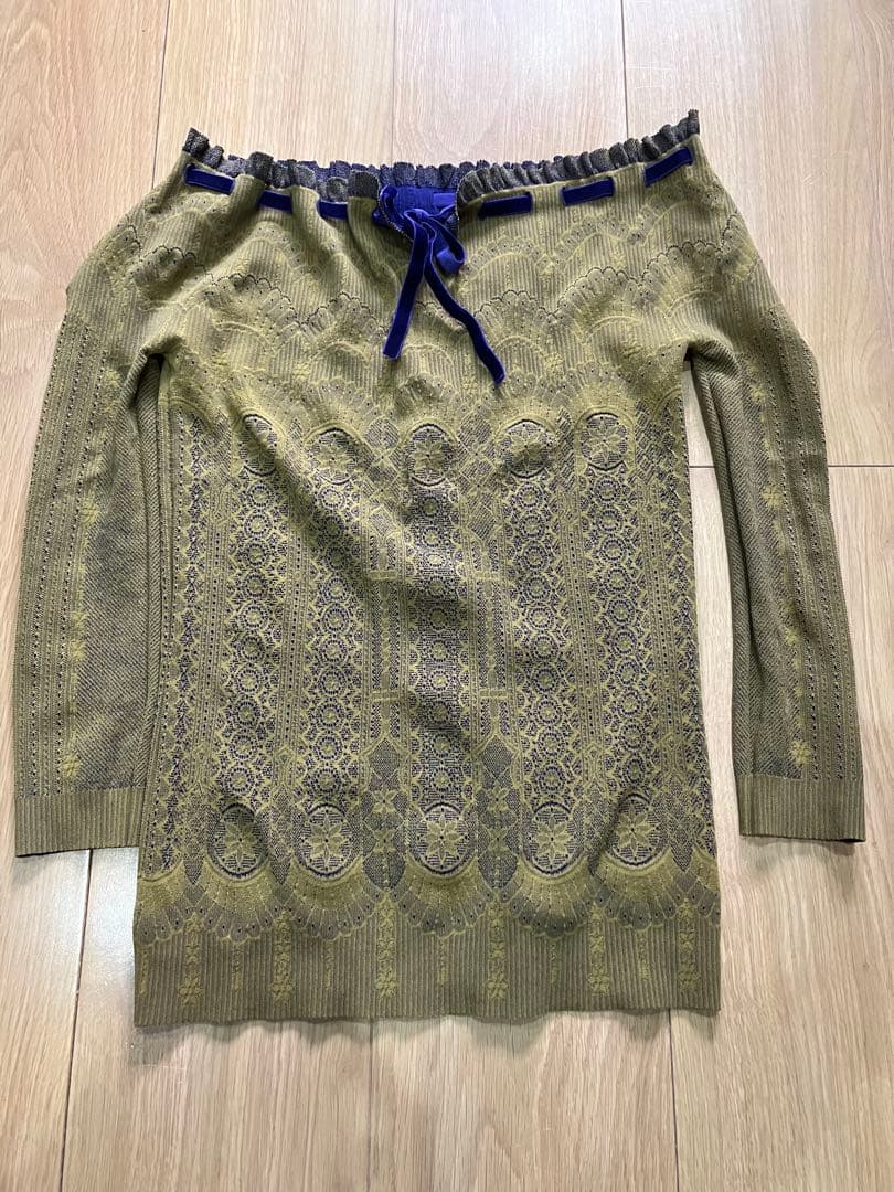 チャコット　ノーソーイングニット　リバーシブル