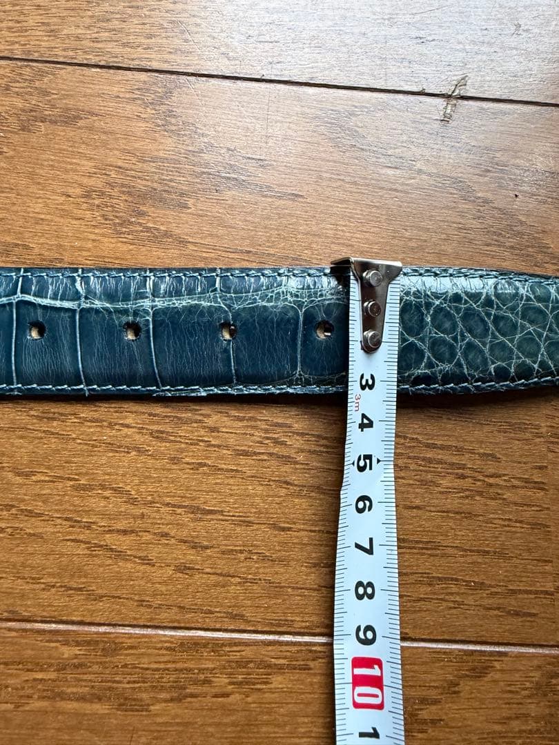 アンドレア ダミコAndrea DAMICO リアルクロコダイルベルト