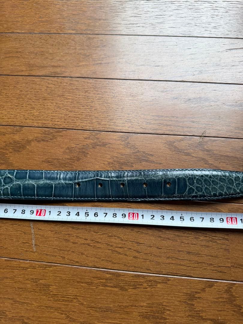 アンドレア ダミコAndrea DAMICO リアルクロコダイルベルト