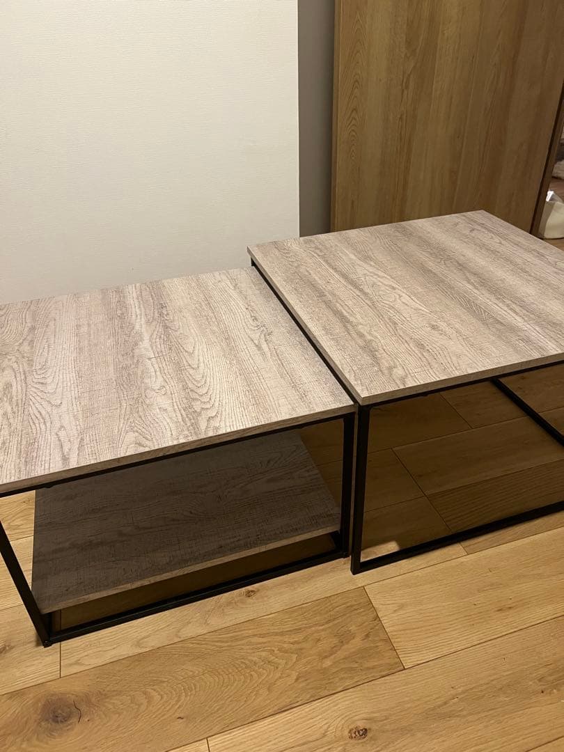 Lowya ライトウッド調センターテーブル