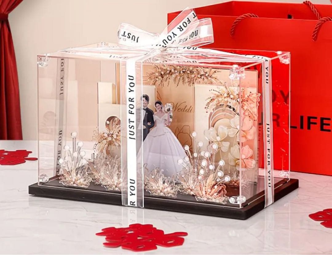 結婚祝い アクリル フォトフレーム オーダーメイド結婚式 プレゼント ギフト