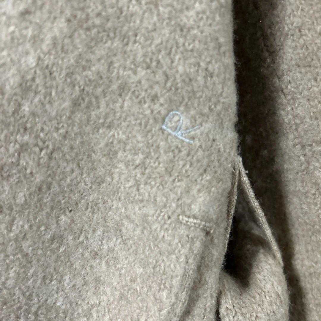 45R縮絨ニットのロングコート