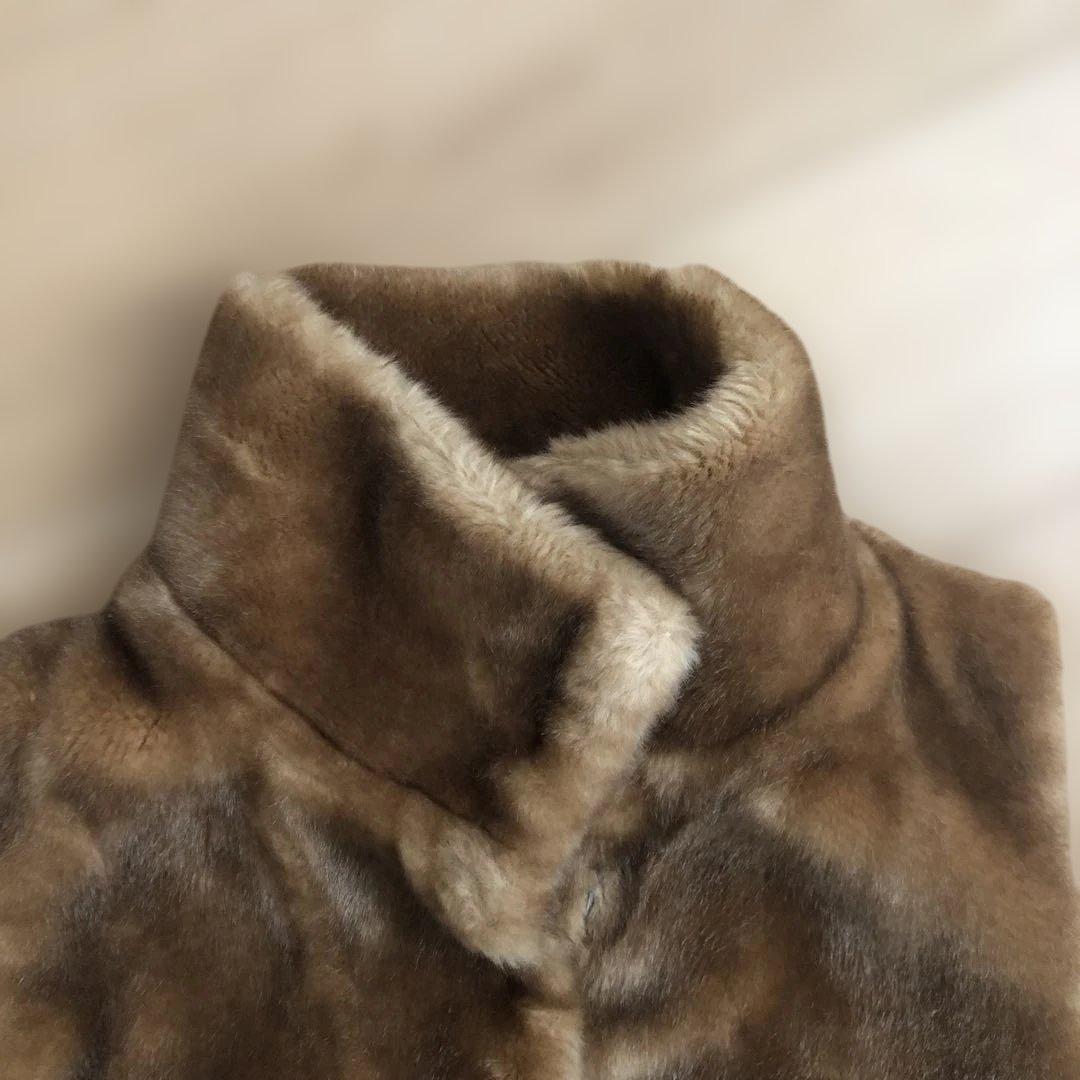 更に値下げマックスマーラフェイクファーダウン