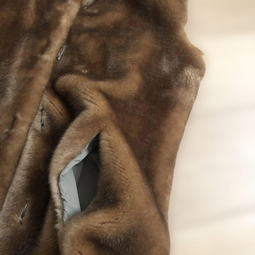 更に値下げマックスマーラフェイクファーダウン