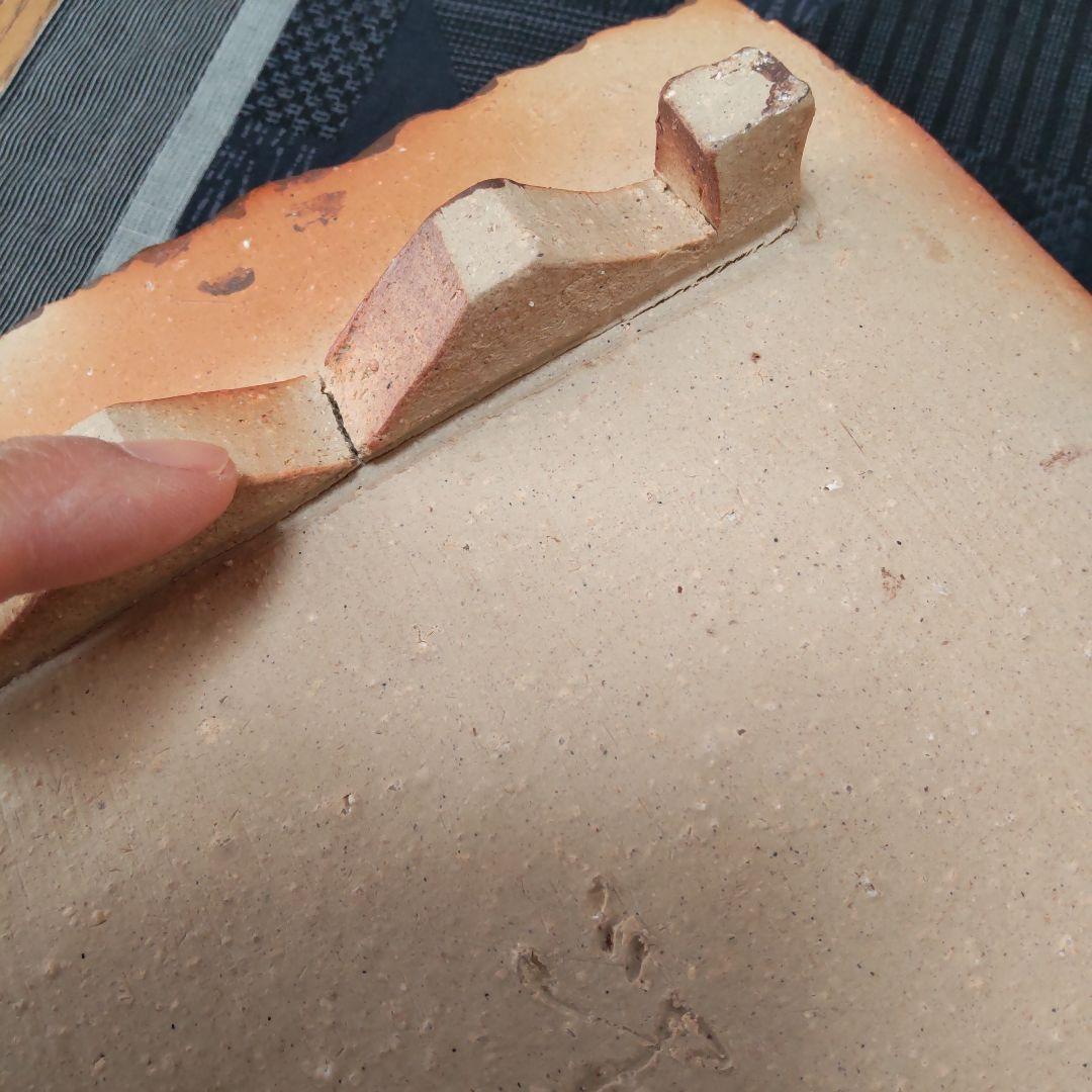 黒備前 脚つき皿 2枚 備前焼