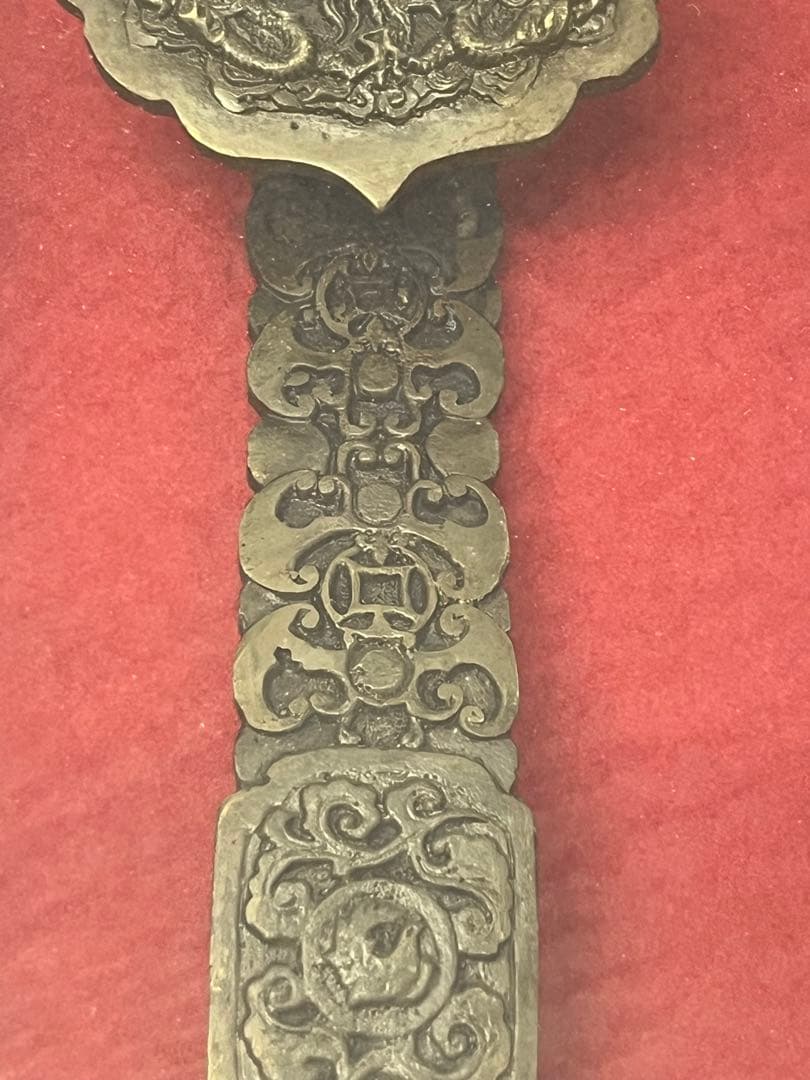 中国　如意　仏具　中国美術　額装展示　飾り物　縁起物　インテリア　骨董