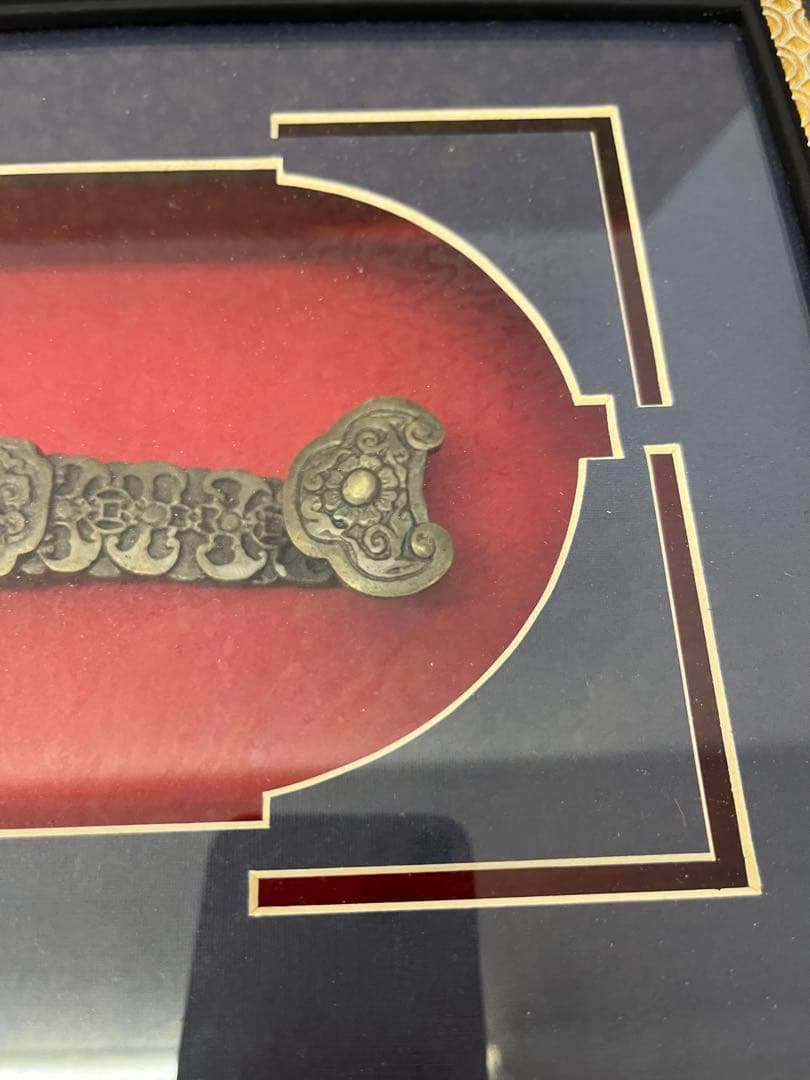 中国　如意　仏具　中国美術　額装展示　飾り物　縁起物　インテリア　骨董