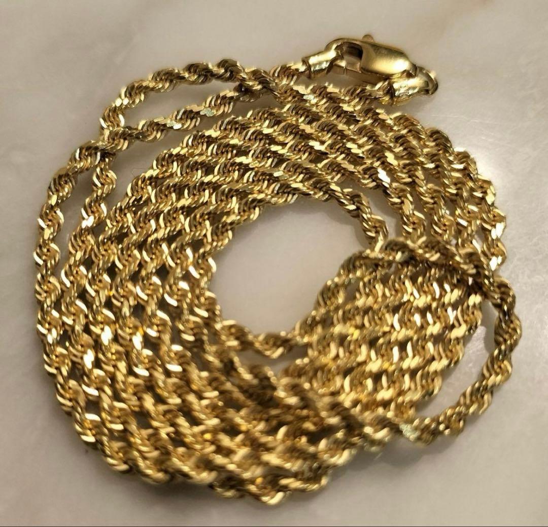 N*G様 最終値下げ アヴァランチ 10K イエローゴールド 60センチ ロープ