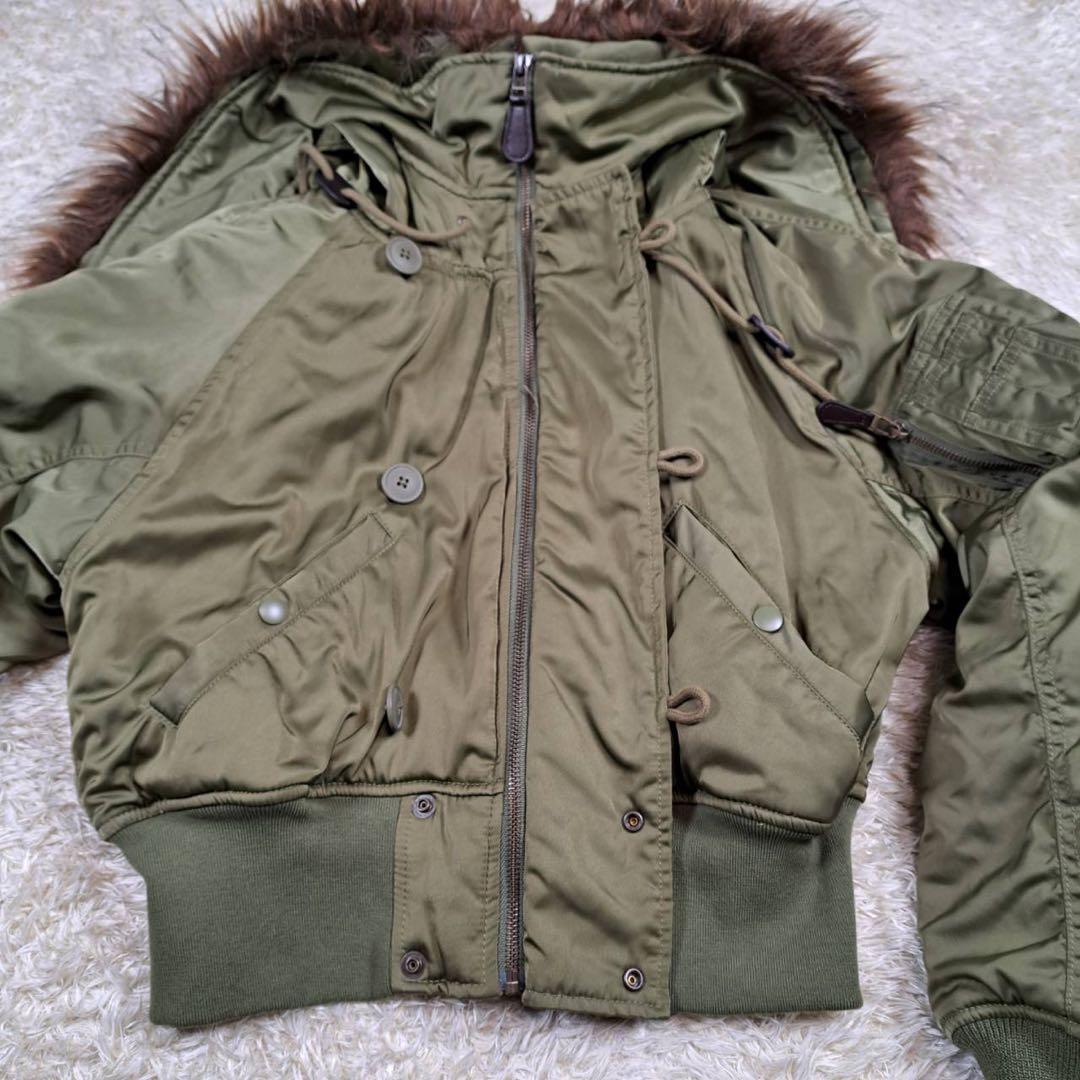 美品　AZUL by moussy N-2B フライトジャケット 短丈