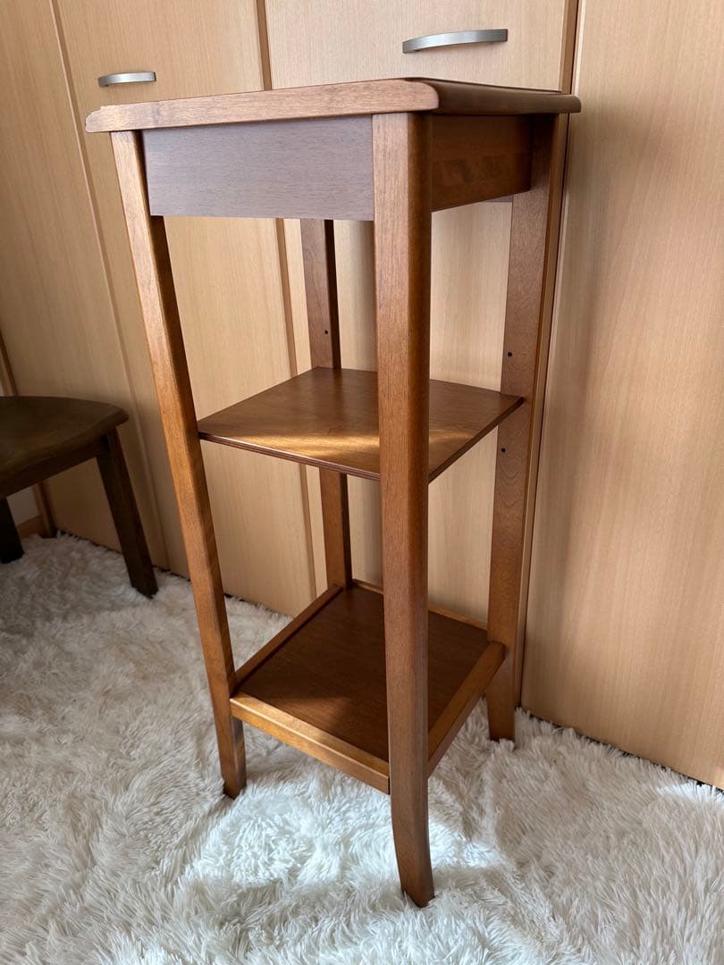 【コンソール】曙工芸製作所　サイドテーブル　花台　飾り台　収納棚　電話台