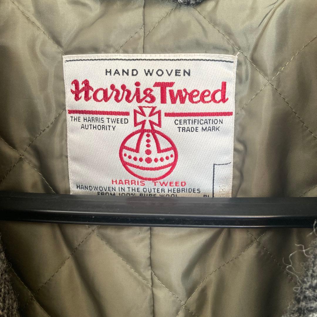Harris Tweed ヘリンボーン チェスターコート