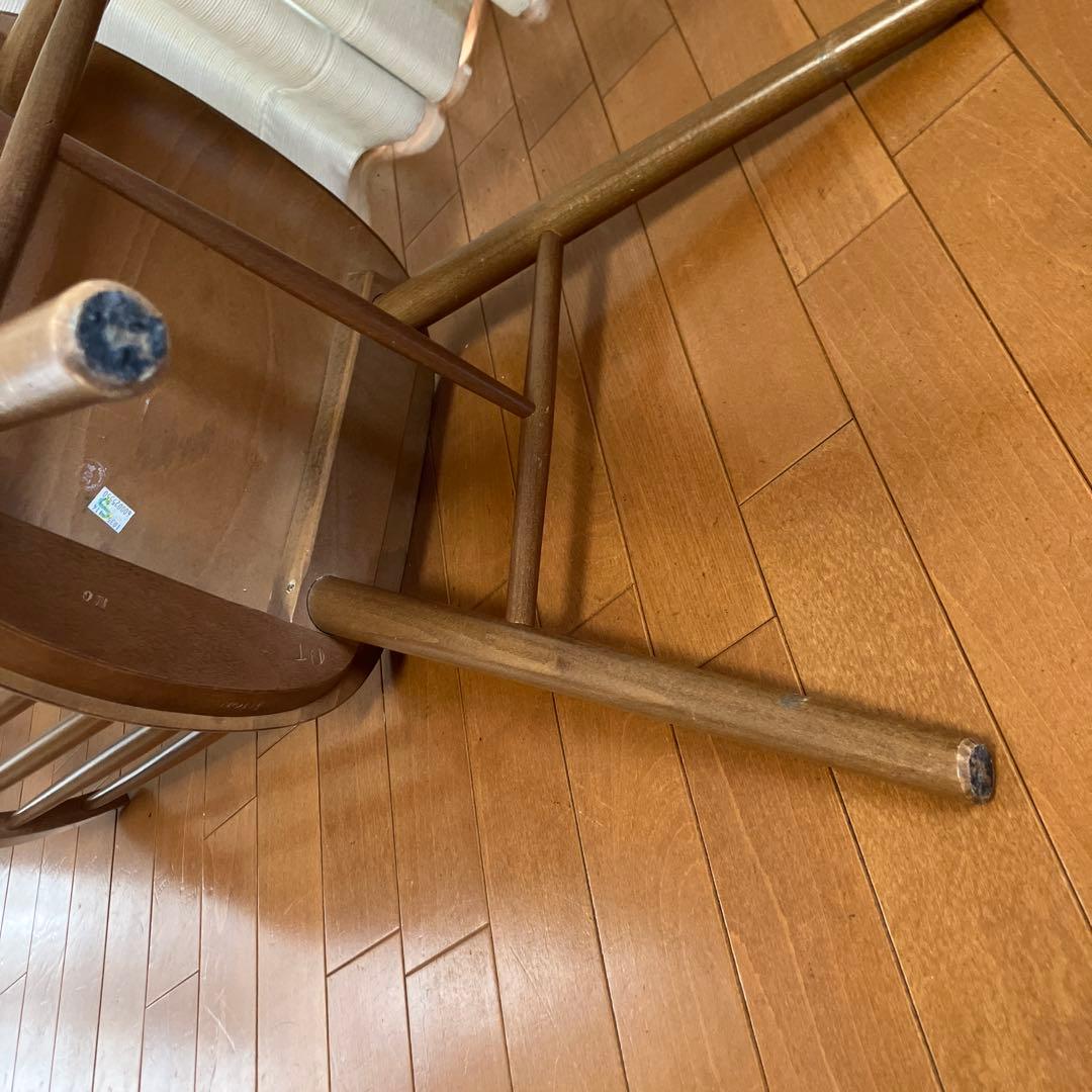 2月15日まで⭐️NOCE ブラウン木製ダイニングチェア　ウォールナット