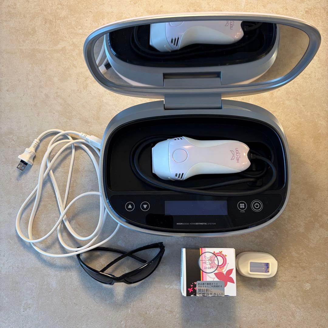 脱毛器 ケノン v8.4 カートリッジ2個付き