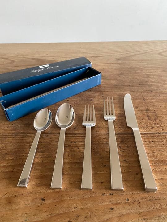 ラルフローレン ホーム アカデミー カトラリー5Pセット 未使用品 箱付