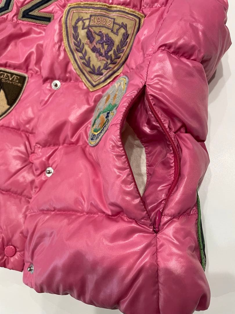 希少 MONCLER チベット スダウンベスト ワッペンロゴ　レディース　キッズ