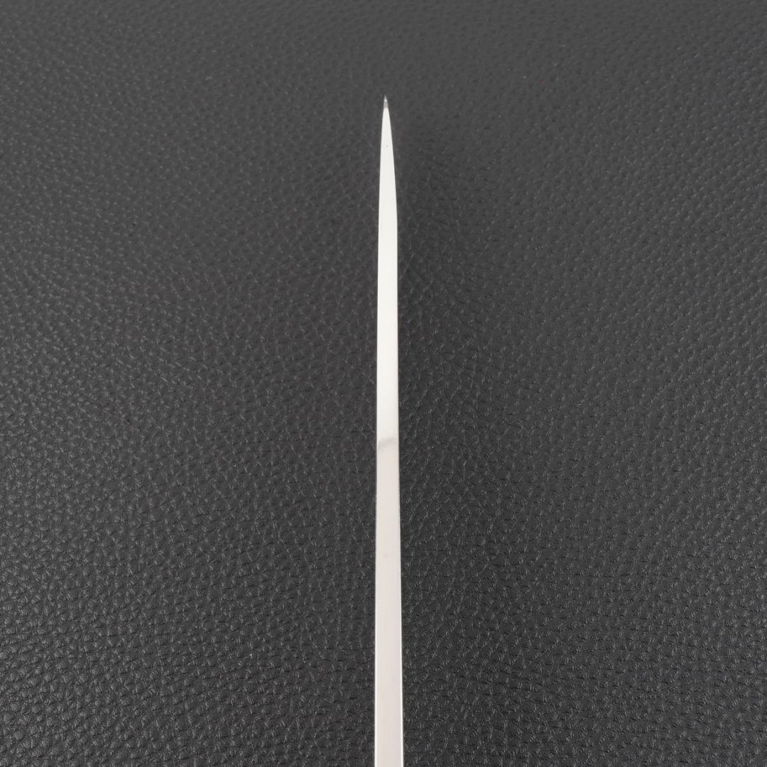 10852柳刃包丁 尺三鏡面仕上げ 刺身包丁 刃は究極の切れ味 黒檀黒水牛八角柄