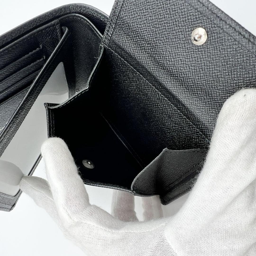 【美品】ヴィトン タイガ ポルトフォイユ フロリン 財布 黒 M31112