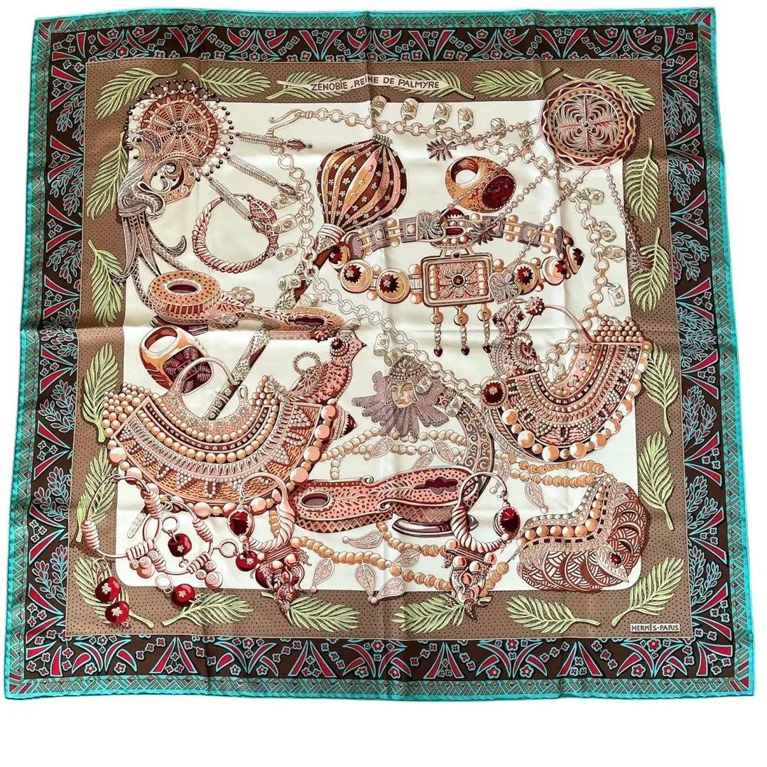 HERMESエルメスカレ90 Zenobieパルミラの女王ゼノビア シルク100