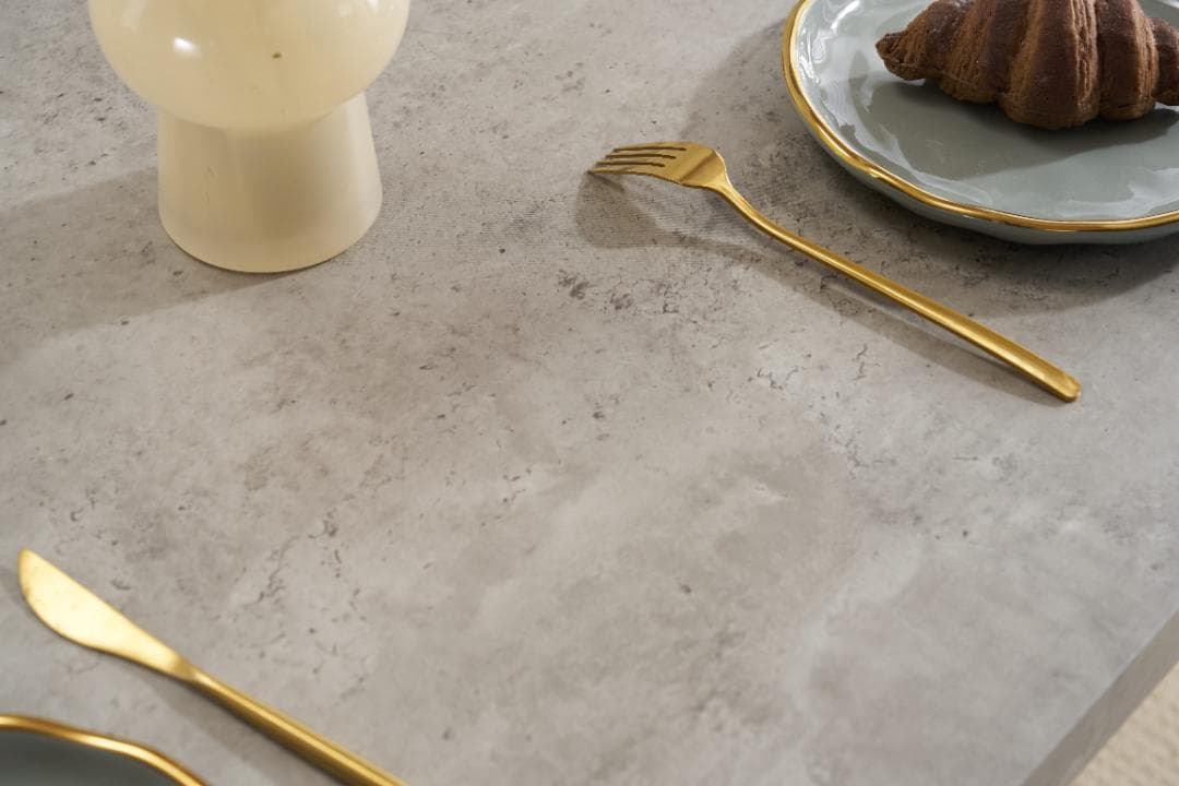 先行販売中！4人掛け テーブル＆チェア4脚 オシャレ北欧風 幅110 GRAY