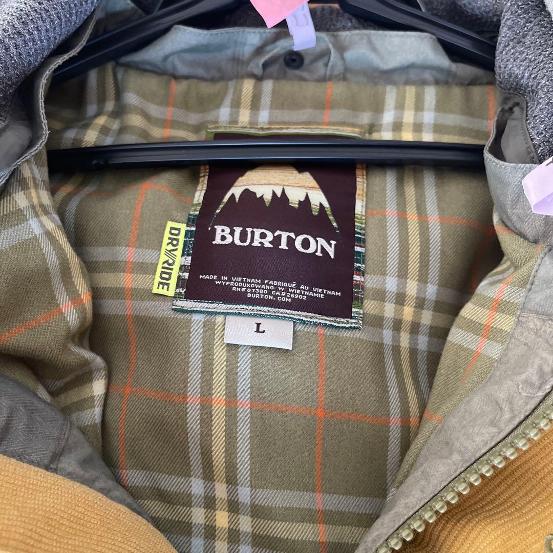 BURTON フード付きウエアー上下セット ジャケット L ズボンM