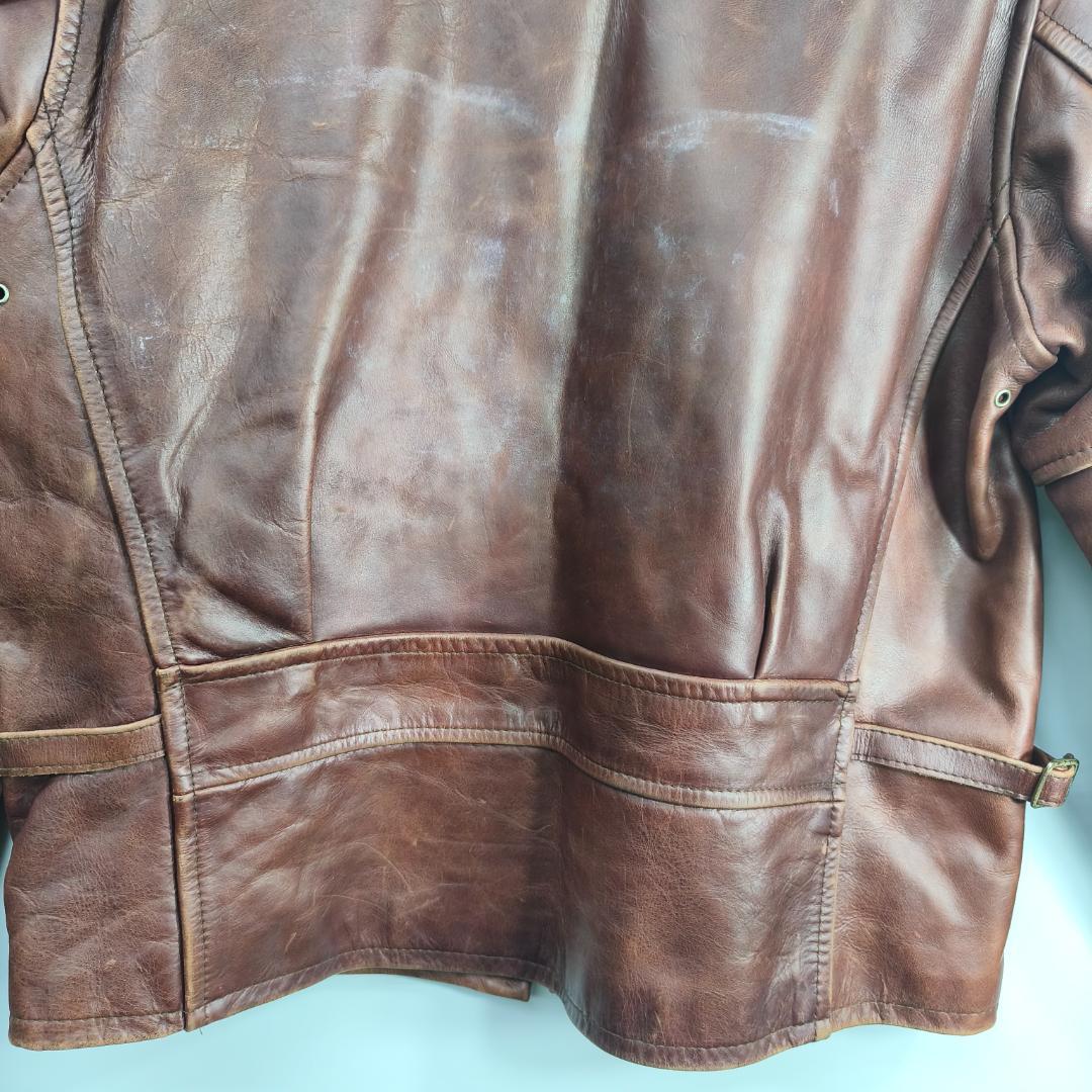 R.B.C (RBC)レザージャケット サイズ38 　レッドブラウン　TALON
