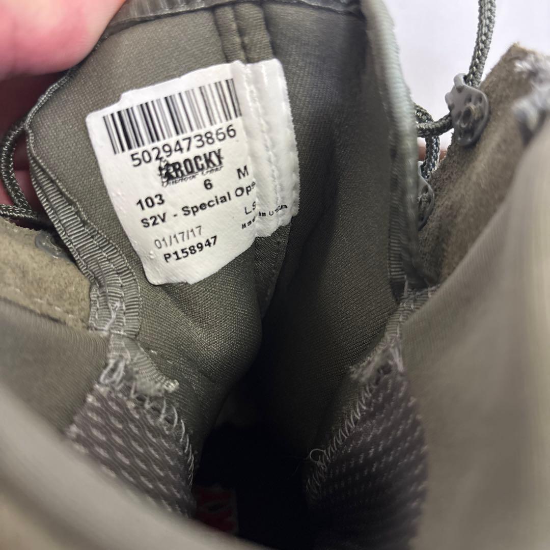 未使用品　米軍　ROCKY S2V ミリタリーブーツ　24cm 送料無料　①