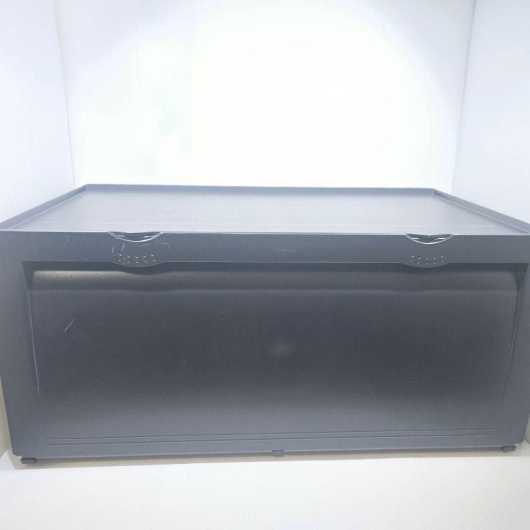 タッパーウェア スーパーチェスト ワイドディープ 深型1段 ブラック