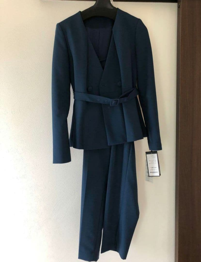 卒入園式ルイルエブティック タックペプラムジャケットセットアップ ブラウスセット