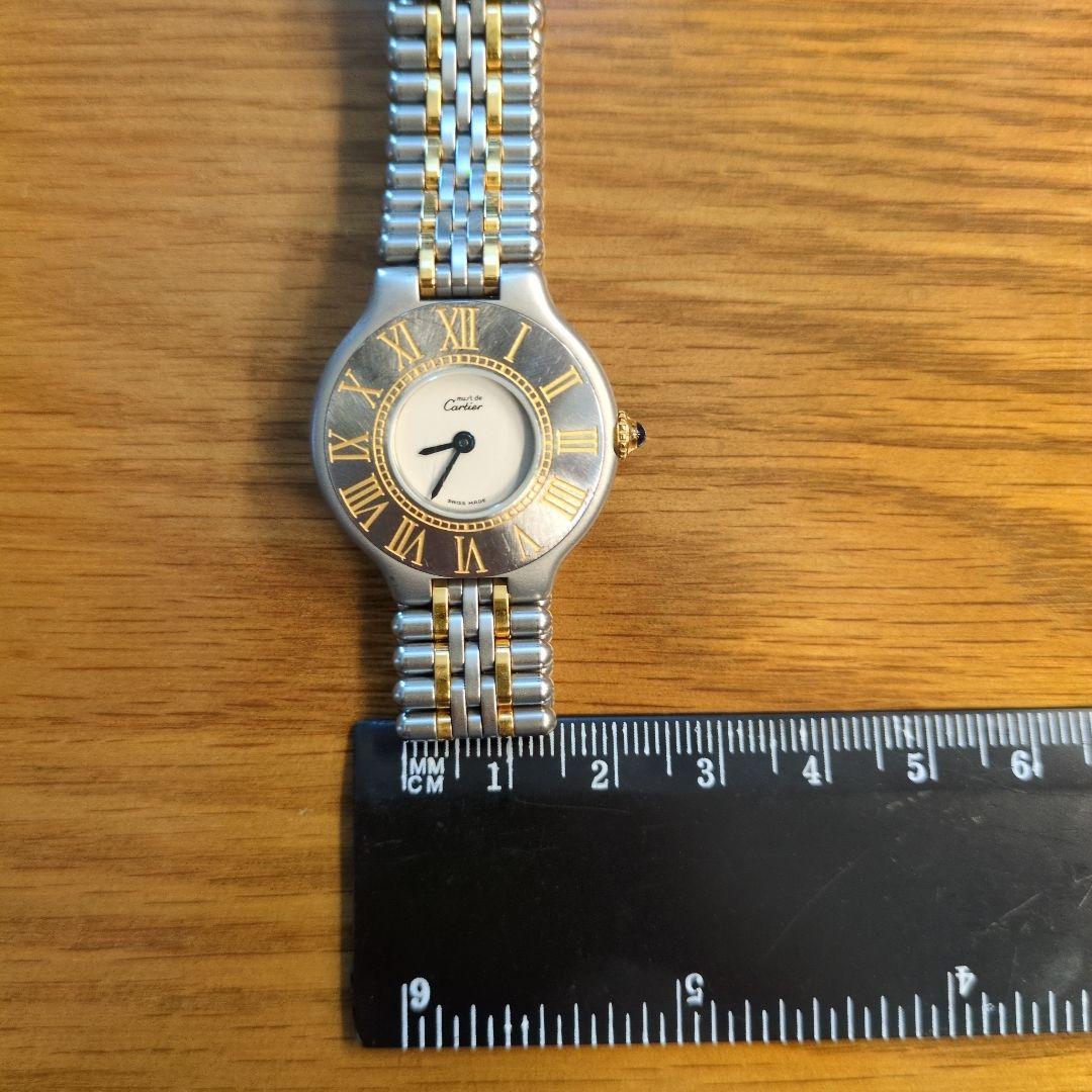 Cartier カルティエ腕時計(クォーツ) シルバー/ゴールド
