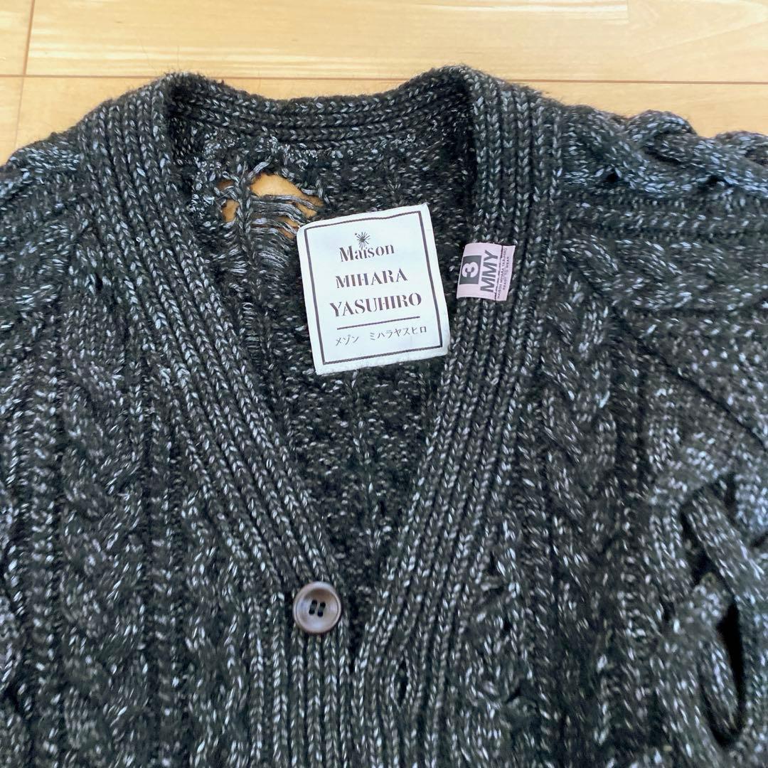 mihara yasuhiro ニット カーディガン