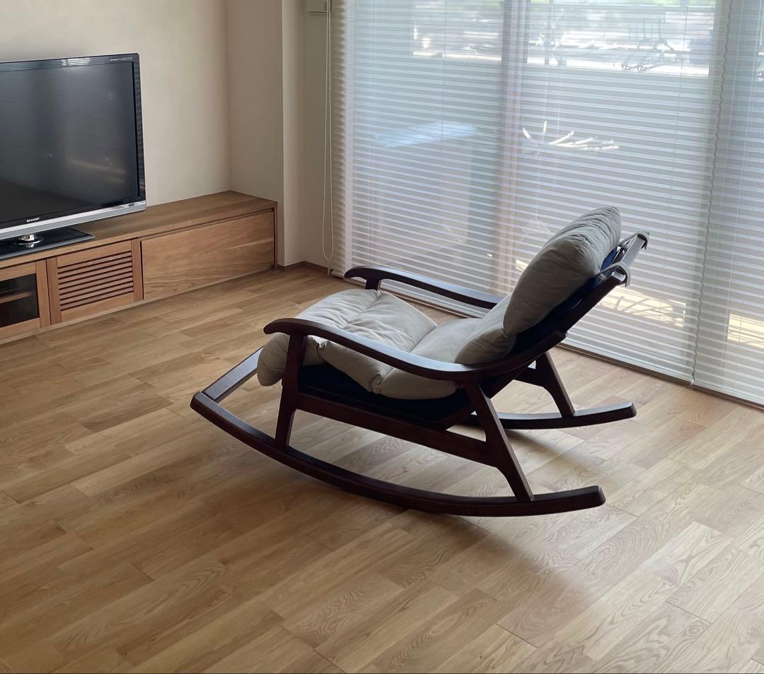 【木製】高級 ロッキングチェア