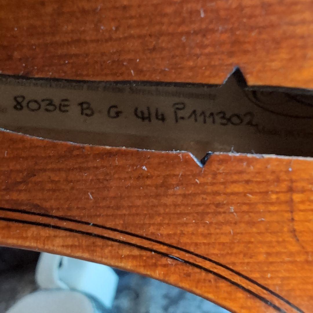 鑑定書有りVioline B. Guadagnini バイオリン PG803E