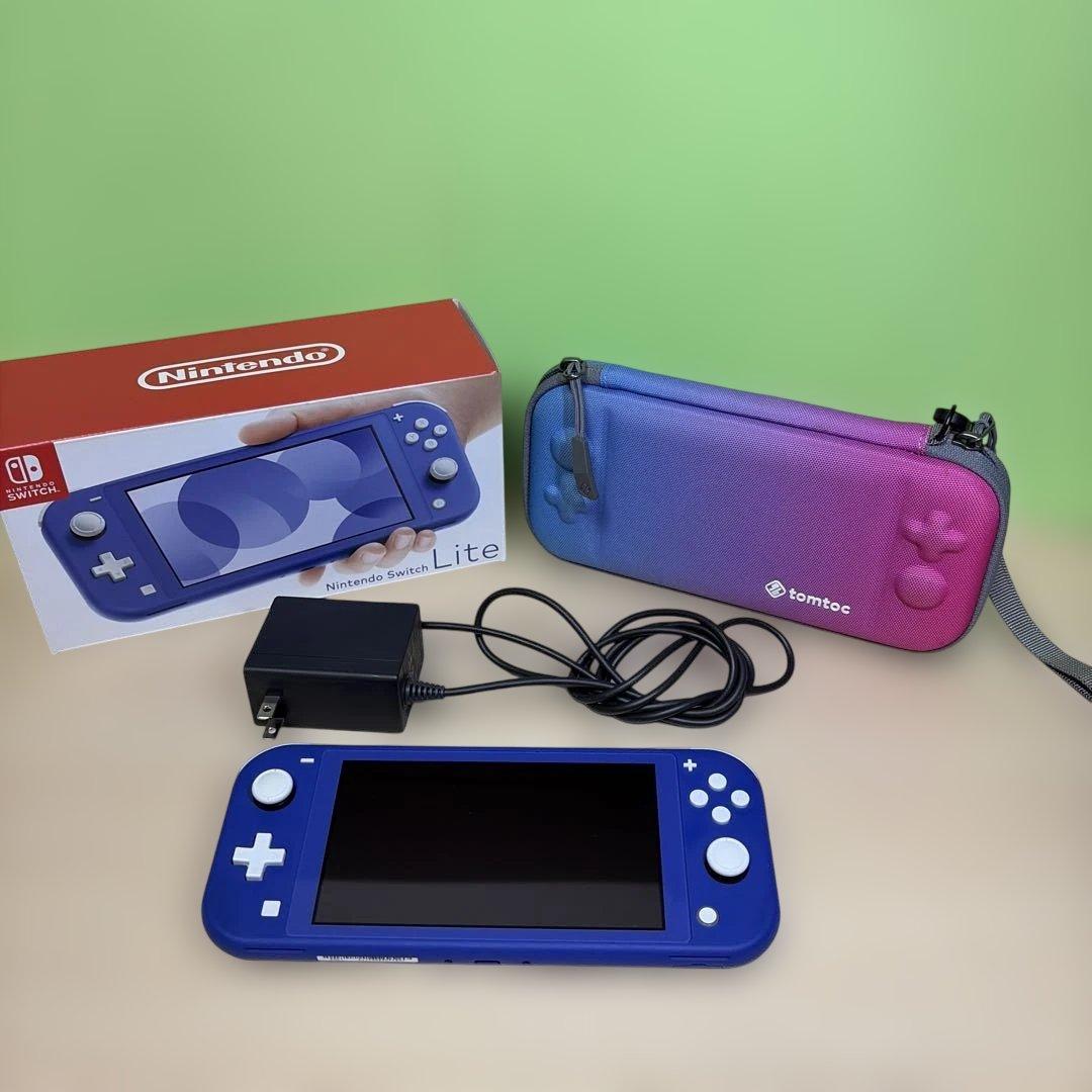 Nintendo Switch Lite 本体 + ケース + ACアダプター