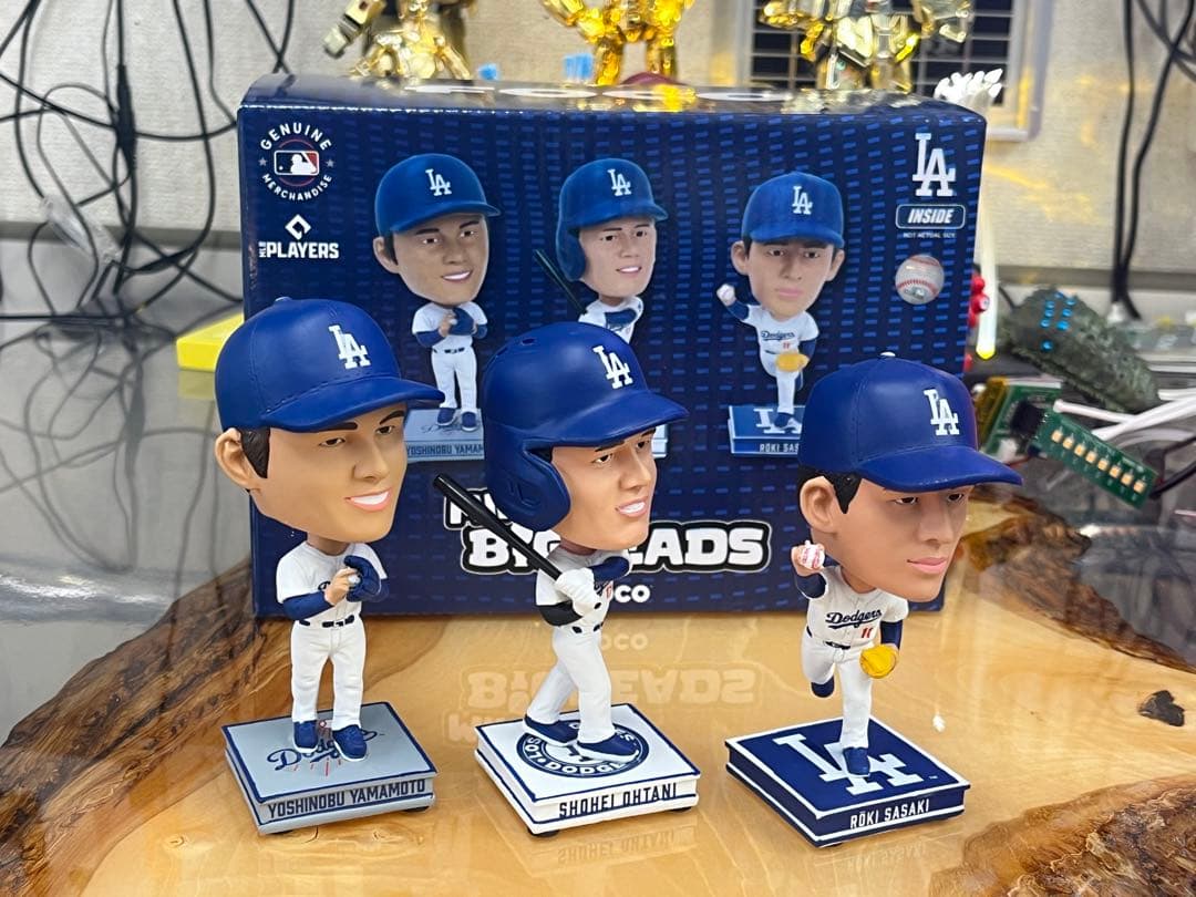 ドジャース 日本人3人セット ボブルヘッド FOCO MLB公式 新品未開封品